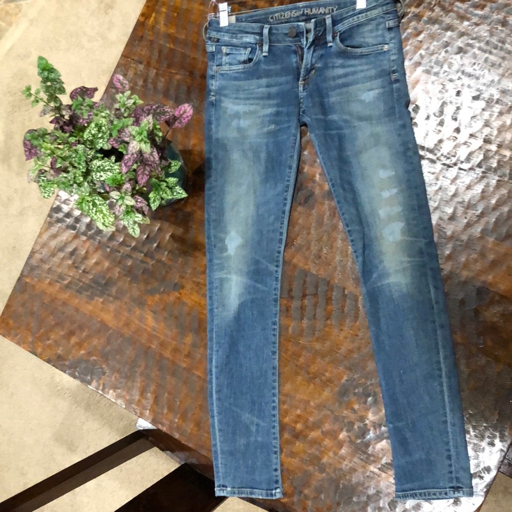 Citizens of Humanity Racer Low Rise Skinny Jeans